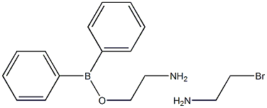 2-AMINOETHYL DIPHENYLBORINATE 2-aminoethyl bromide Structure