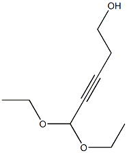 5,5-DIETHOXY-PENT-3-YN-1-OL Structure