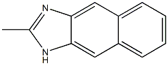 2-METHYL-1H-NAPHTHO[2,3-D]IMIDAZOLE 구조식 이미지