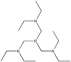 TRIS(DIETHYLAMINOMETHYL)PHOSPHINE 구조식 이미지