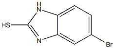 5-BROMO-2-MERCAPTO BENZIMIDAZOLE 구조식 이미지