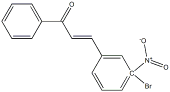 3Bromo-3-NitroChalcone 구조식 이미지