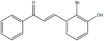 3Hydroxy-2-BromoChalcone Structure