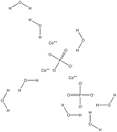 Cobalt phosphate octahydrate Structure