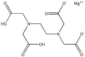 Magnesium dihydrogen EDTA 구조식 이미지