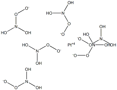 Platinum(IV) hexaammonia tetrahydroxide 구조식 이미지