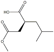 (S)-(-)-2-isobutylsuccinic acid 4-methyl ester 구조식 이미지