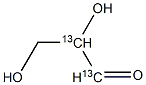 DL-Glyceraldehyde-1,2-13C2 구조식 이미지