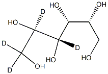 D-Mannitol-1,1,2,3-D4 구조식 이미지