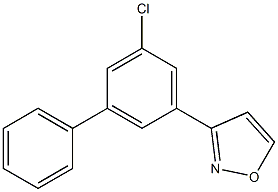 3-phenyl-5-chlorophenylisoxazole Structure