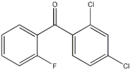 2,4-dichloro-2'-fluorobenzophenone 구조식 이미지