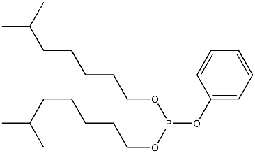 Phenyl diisooctyl phosphite Structure