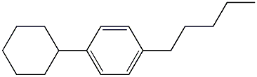 p-Pentylcyclohexylbenzene Structure