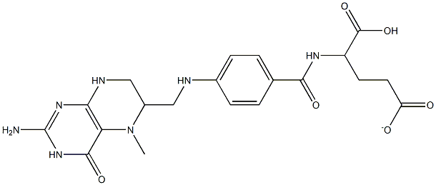 5-Methyltetrahydrofolate Structure