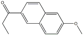 2-methoxy-6-propionylnaphthalene Structure