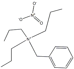 Benzyltripropylammonium nitrate Structure