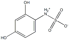 Resorcinol-4-ammonium sulfonate 구조식 이미지