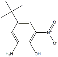 2-Amino-4-tert-butyl-6-nitrophenol 구조식 이미지