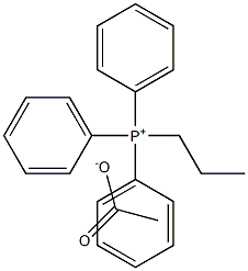 Propyltriphenylphosphonium acetate 구조식 이미지