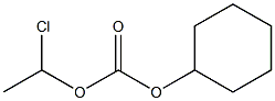 1-Chloroethyl cyclohexyl carbonate 구조식 이미지