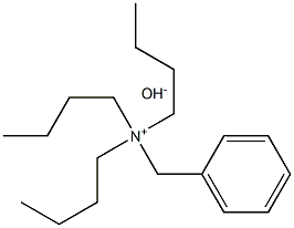 Benzyltributylammonium hydroxide Structure