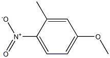 4-methoxy-2-methylnitrobenzene 구조식 이미지