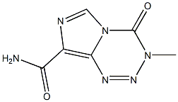 3,4-Dihydro-3-methyl-4-oxoimidazo[5,1-D]-1,2,3,5-tetrazine-8-amide Structure