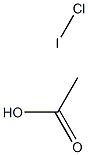 Iodine monochloride-acetic acid 구조식 이미지