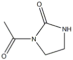 1-acetyl-2-imidazolidinone Structure