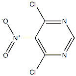 5-nitro-4,6-dichloropyrimidine 구조식 이미지