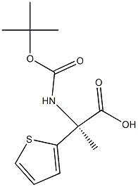 BOC-L-2- thienylalanine Structure