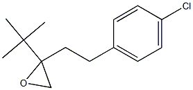 2-[(4-Cholrophenyl)ethyl]-2-tert-butyl-oxirane Structure