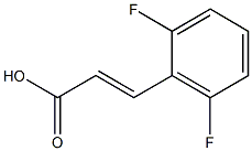 Trans-2,6-difluorocinnamic acid Structure