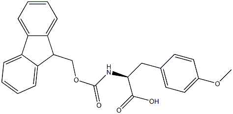 FMOC-D-4-methoxyphenylalanine 구조식 이미지