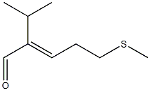 2-Isopropyl-5-methylthio-2-pentenal Structure