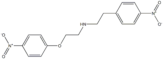 N-(2-(4-nitrophenoxy)ethyl)-2-(4-nitrophenyl)ethanamine 구조식 이미지