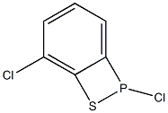 Thiodichlorophenylphosphine 구조식 이미지