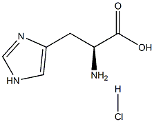 Histidine hydrochloride 구조식 이미지