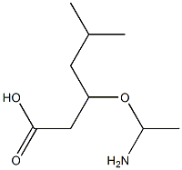 3-(2-amino-2-ethoxy)-5-methylhexanoic acid Structure