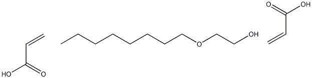 Octyl glycol diacrylate Structure