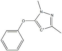 1,3-dimethyl-5-phenoxy-4-pyrazolium Structure