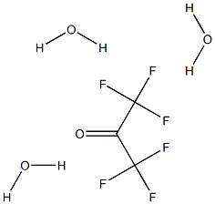 Hexafluoroacetone trihydrate 구조식 이미지