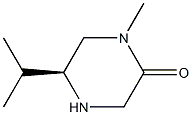 (S)-5-ISOPROPYL-1-METHYLPIPERAZIN-2-ONE 구조식 이미지