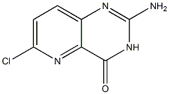 2-AMINO-6-CHLOROPYRIDO[3,2-D]PYRIMIDIN-4(3H)-ONE 구조식 이미지