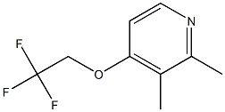 2-METHYL-3-METHYL-4-(2,2,2-TRIFLUOROETHOXY)PYRIDINE Structure