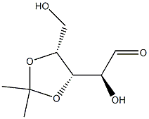 3,4-O-Isopropylidene-D-arabinose 구조식 이미지