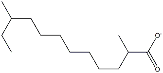 8-METHYL-2-DECYLPROPIONATE Structure