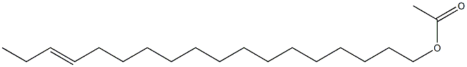 CIS,TRANS-15-OCTADECENYL ACETATE 구조식 이미지