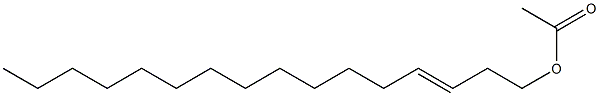 CIS,TRANS-3-HEXADECENYL ACETATE Structure