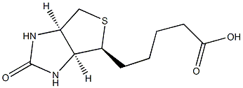 BIOTIN 1% VITAMIN H 구조식 이미지